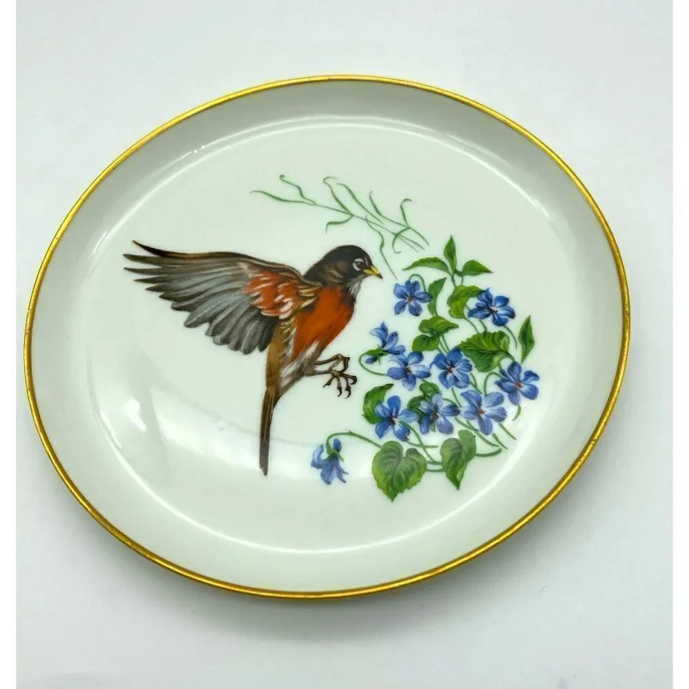 Vignaud Limoges France Set of 5 Plates